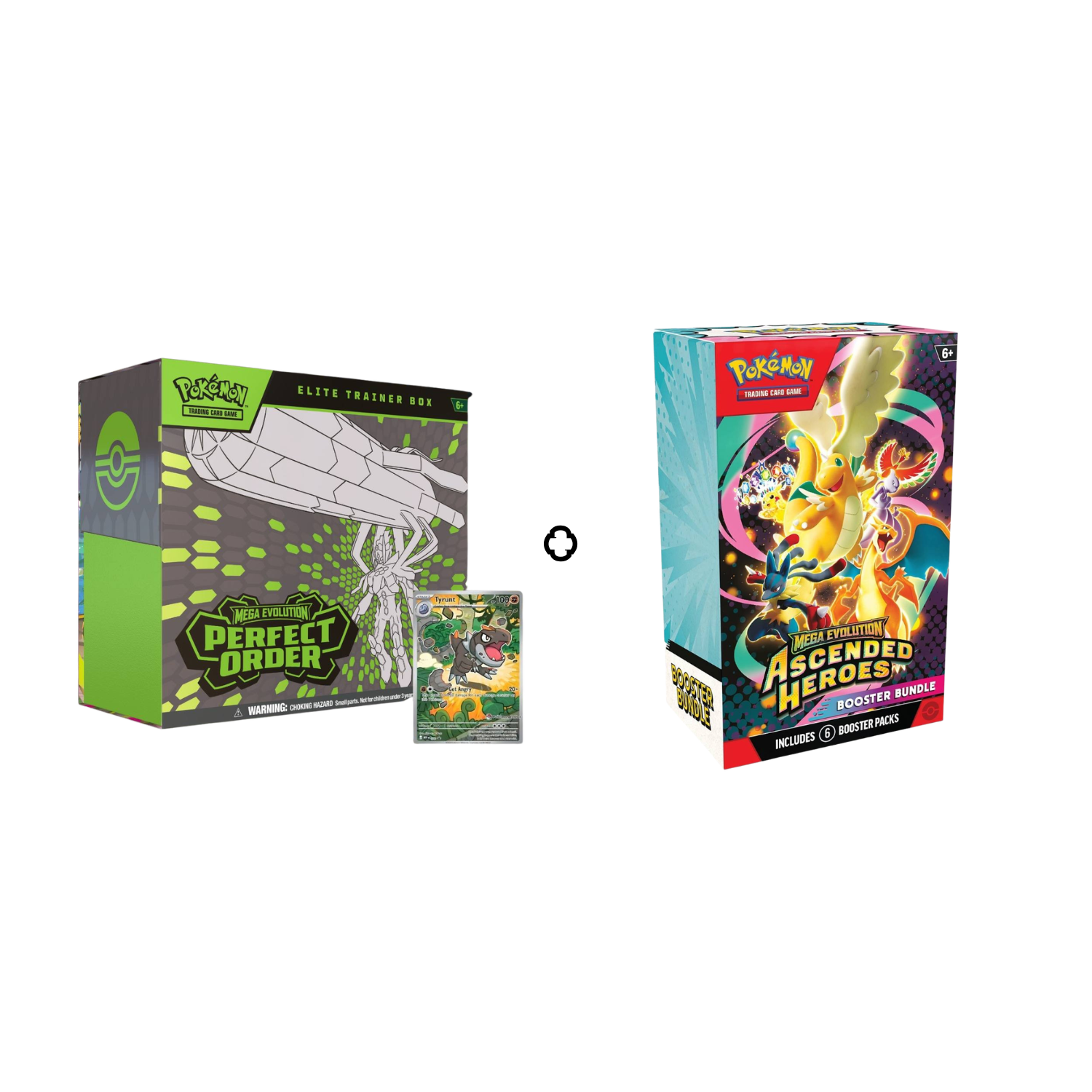 Duo Pokemon TCG ETB Perfect Order Ingles + Bundle Ascended Heroes Ingles