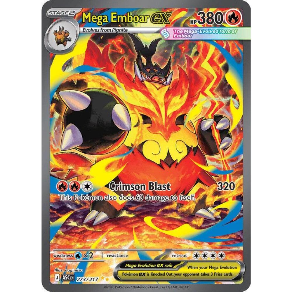Mega Emboar ex SIR - 273/217 Ascended Heroes