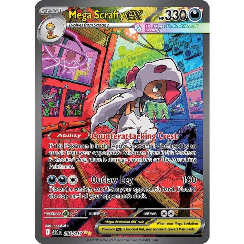 Mega Scrafty ex SIR - 285/217 Ascended Heroes