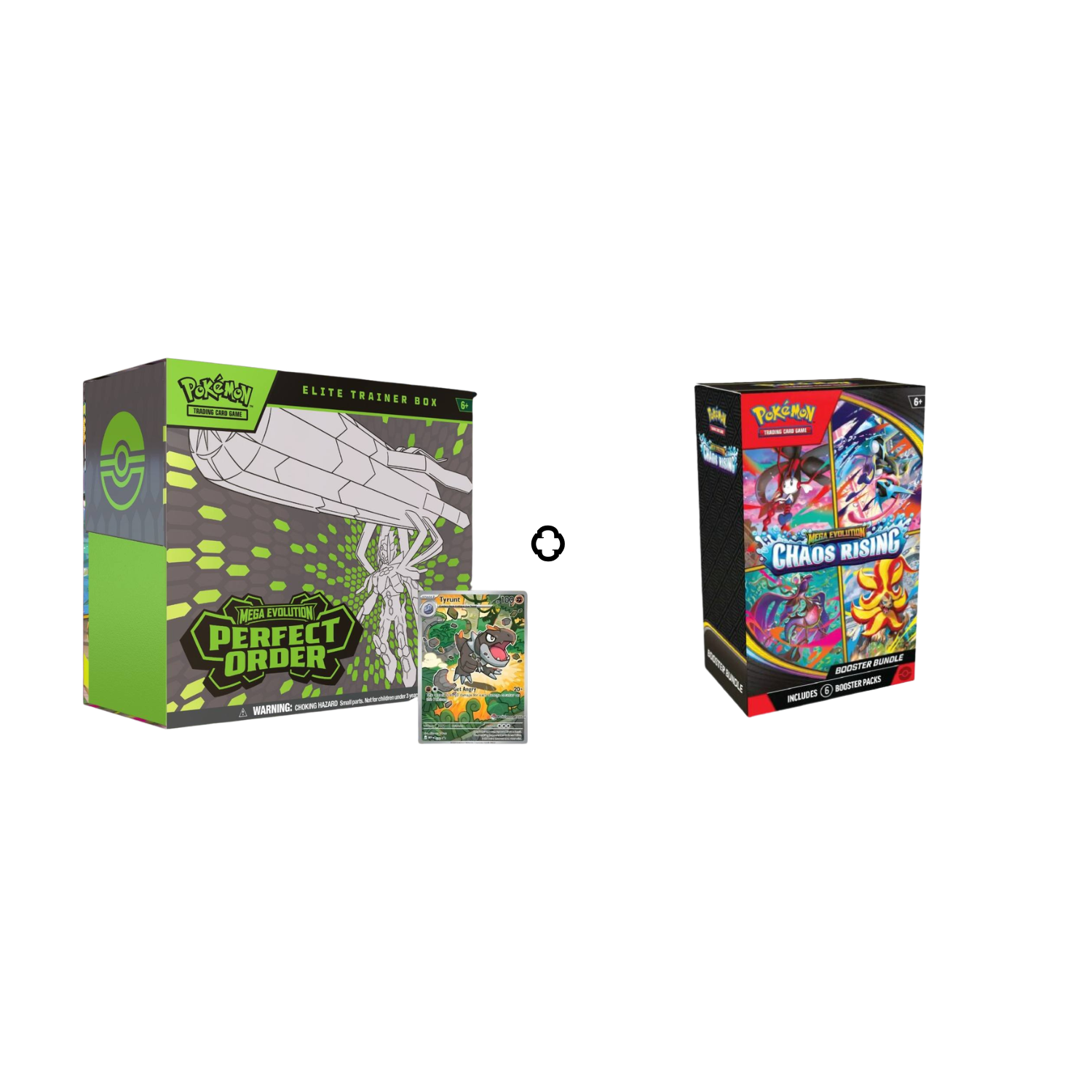 Duo Pokemon TCG ETB Perfect Order Ingles + Bundle Ascended Chaos Rising Ingles