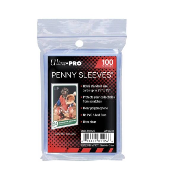 Fundas de 100 Ultra Pro Penny Sleeves Transparente