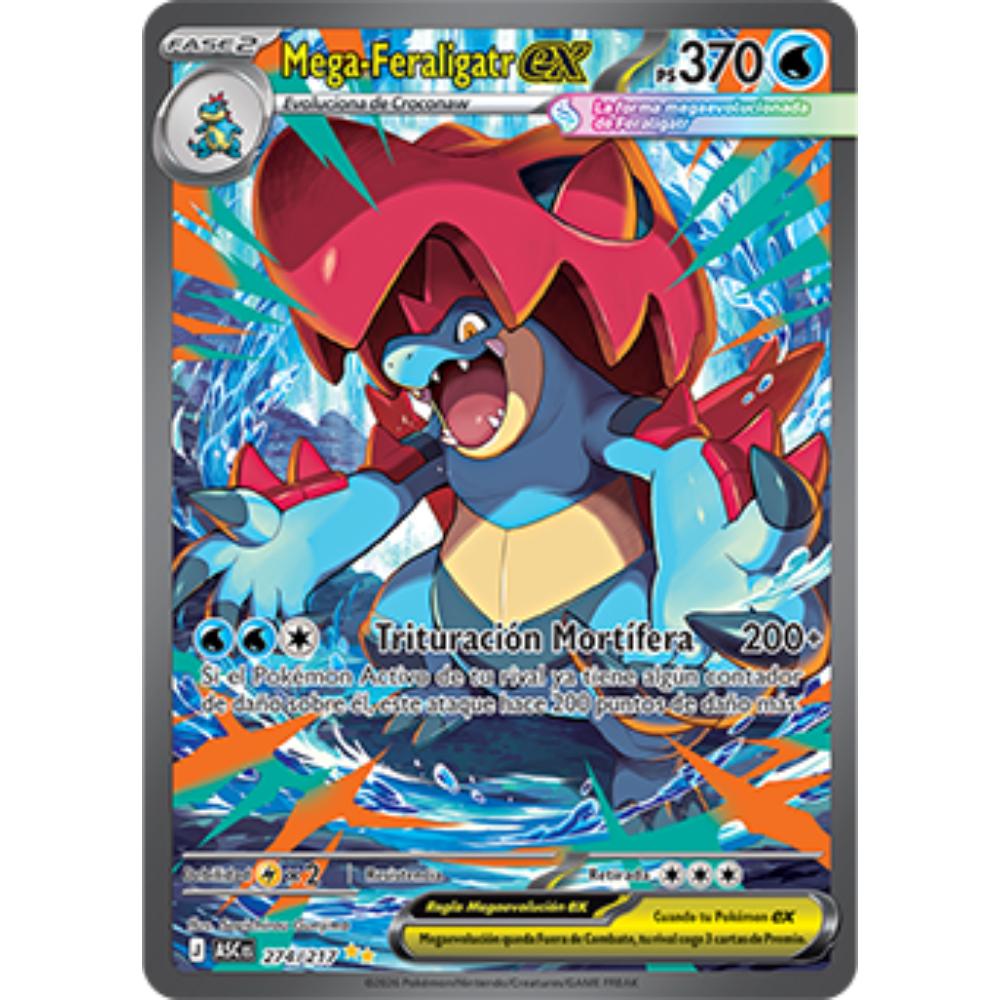 Mega Feraligatr ex SIR - 274/217 Ascenso Heroico Español