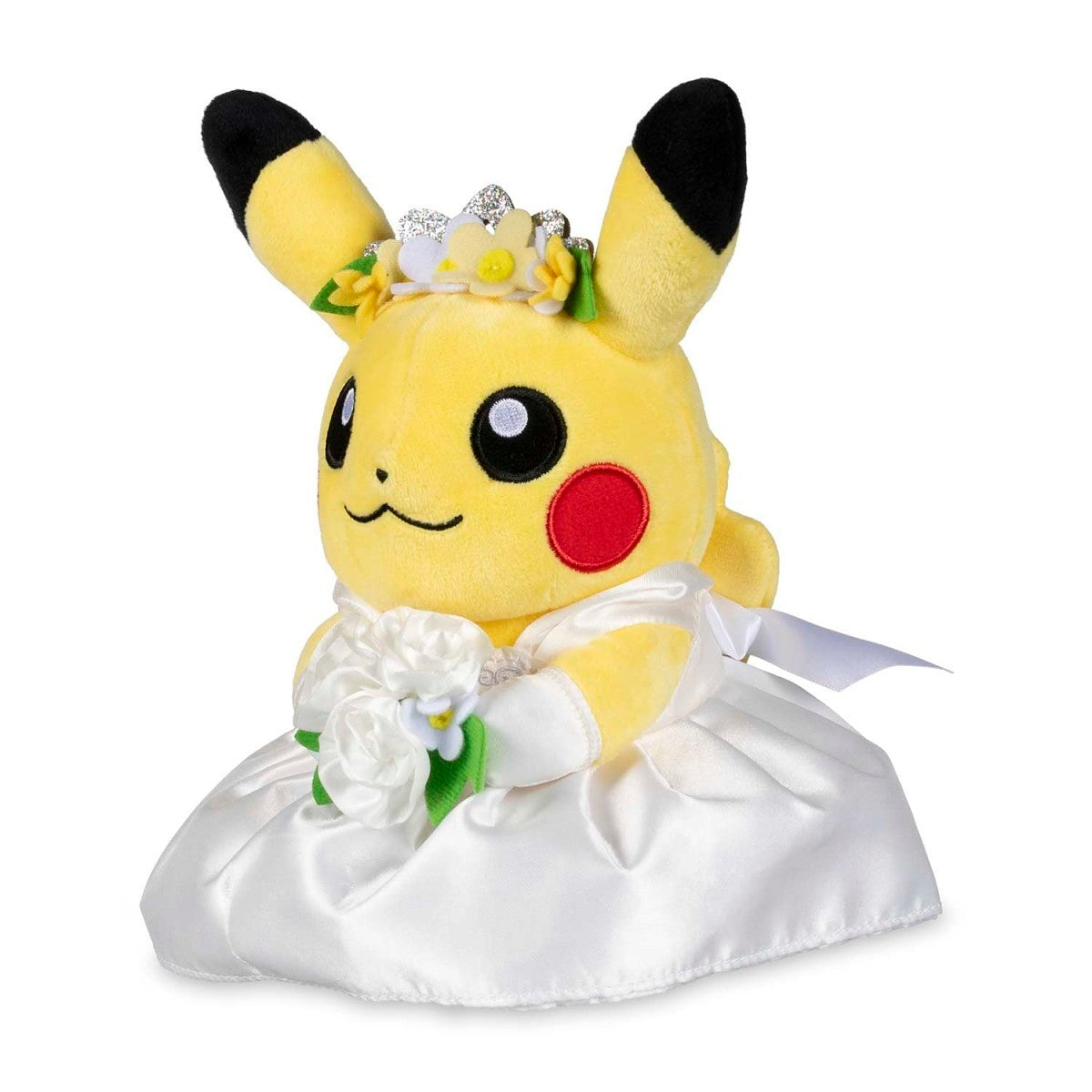 Pikachu Wedding: Wedding Dress Pikachu (Female) Plush - 21cm