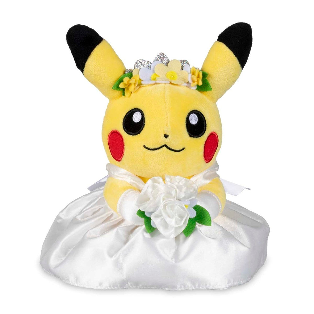 Pikachu Wedding: Wedding Dress Pikachu (Female) Plush - 21cm