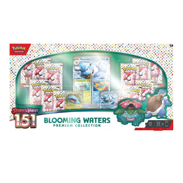 Pokemon TCG 151  Blooming Waters Premium Collection Ingles