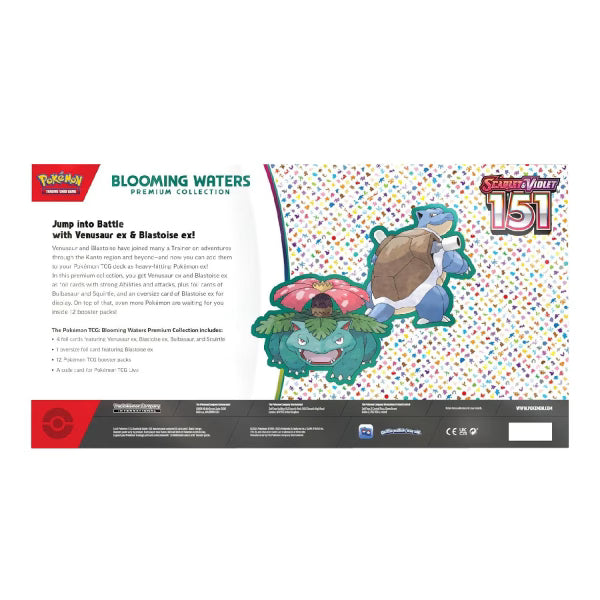 Pokemon TCG 151  Blooming Waters Premium Collection Ingles
