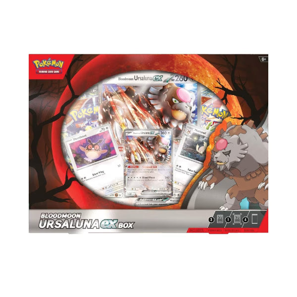 Pokemon TCG Bloodmoon Ursaluna ex Box Ingles