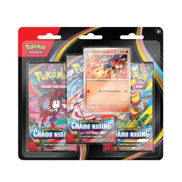 Pokemon TCG Tri Pack Chaos Rising Ingles