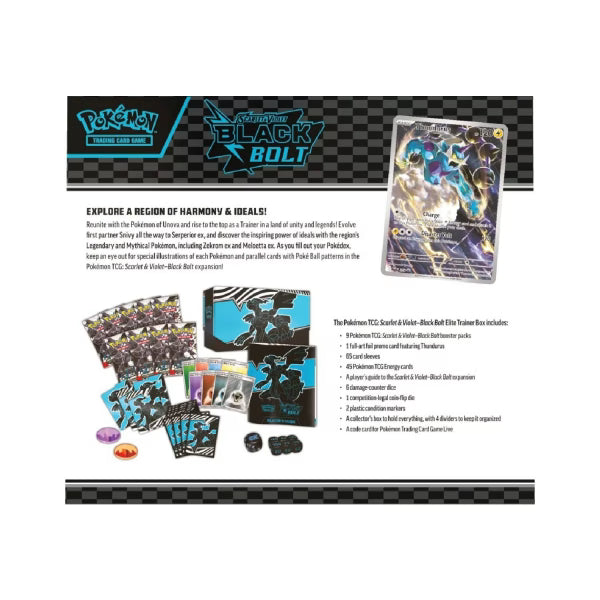 Pokemon TCG Elite Trainer Box Black Bolt Ingles