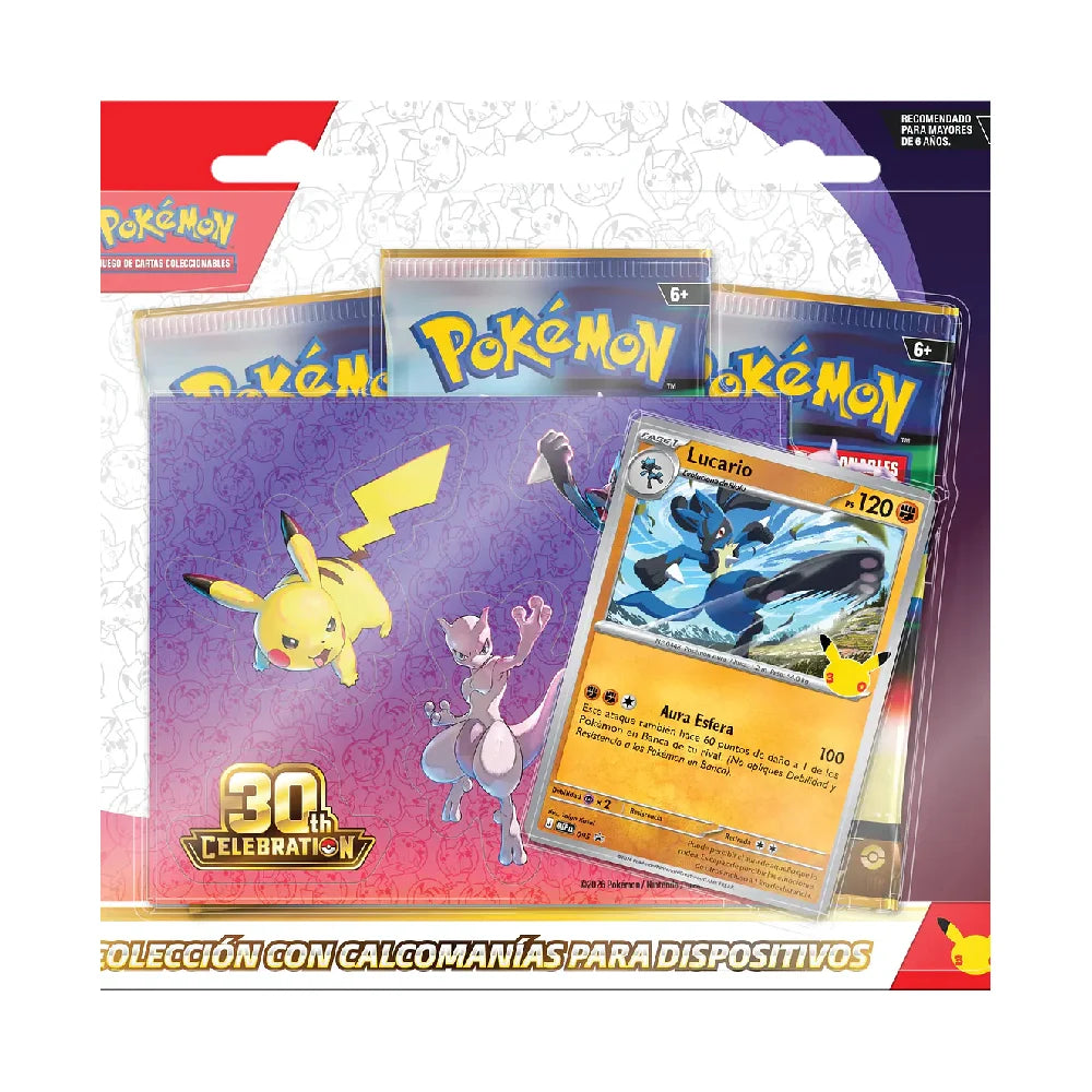 POKEMON TCG 30TH CELEBRATION TECH STICKER