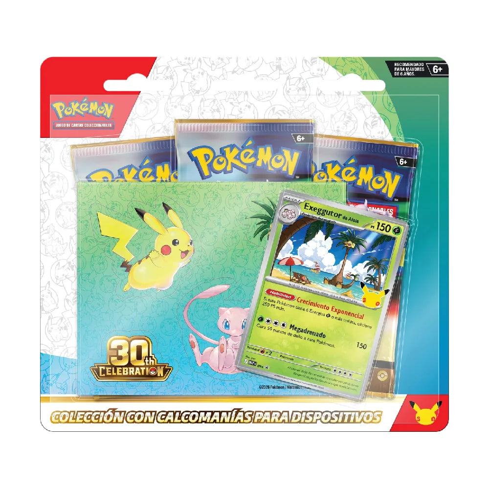 POKEMON TCG 30TH CELEBRATION TECH STICKER